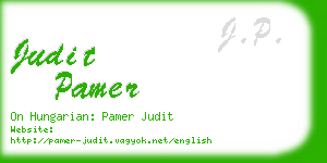 judit pamer business card